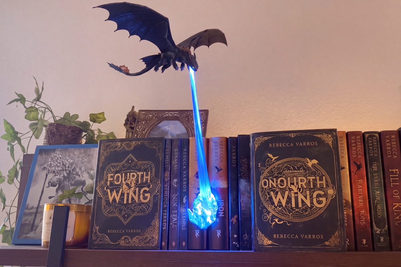 Shelf Dragon spanning a full shelf